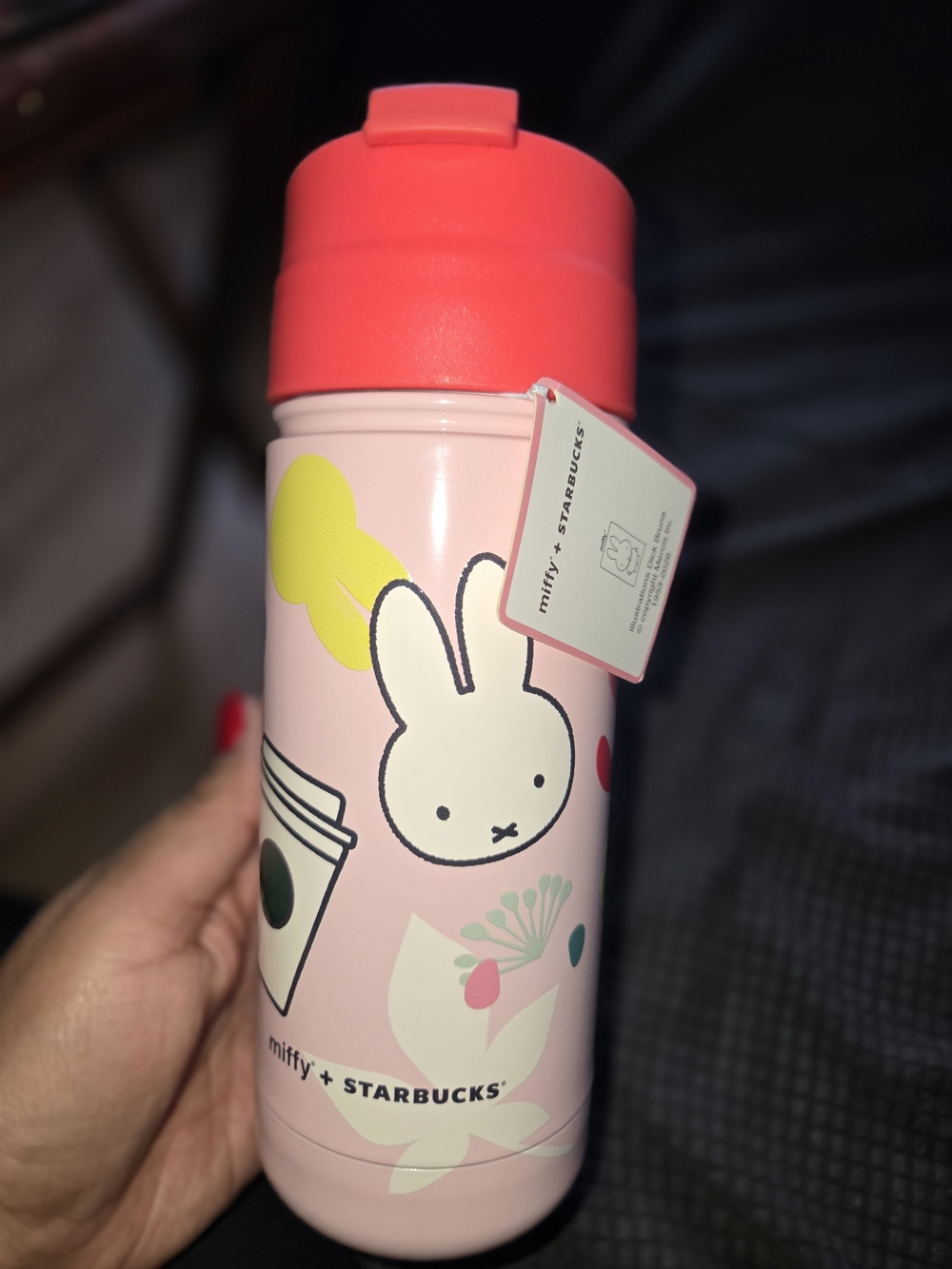 Miffy x Starbucks Pink Bunny Stainless Bottle